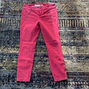 Anthropologie Pilcro Serif Zip Moto Pants